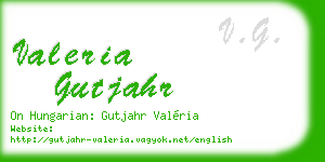 valeria gutjahr business card